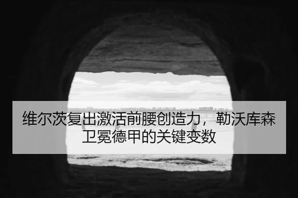 维尔茨复出激活前腰创造力，勒沃库森卫冕德甲的关键变数